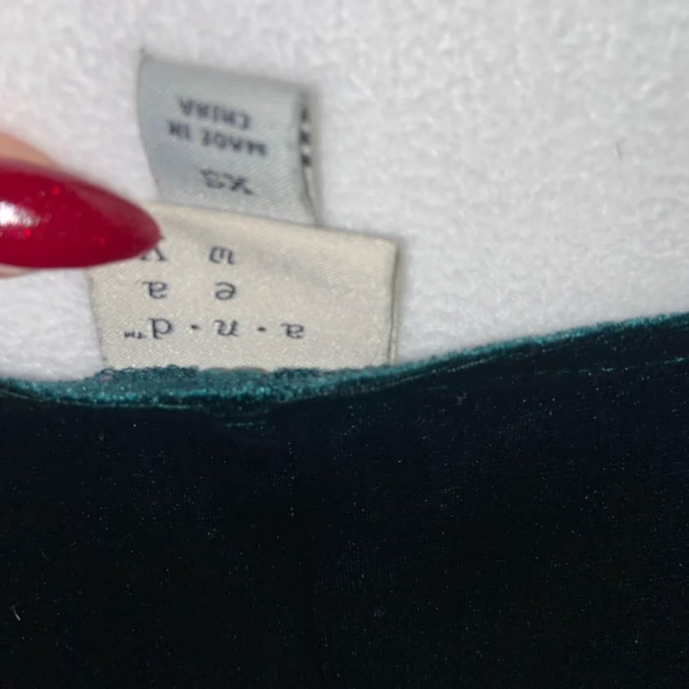 a new day Dark Green Velvet Midi Slip Dress - Picture 4 of 4